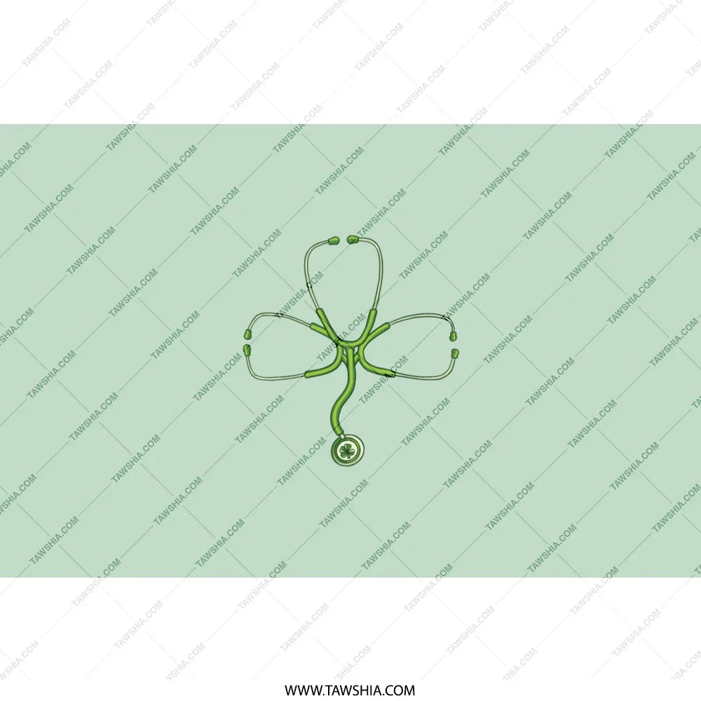 Unique Stethoscope Three Leaf Clover Design product
