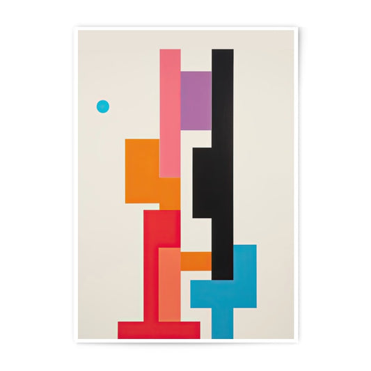 Geometric Photographic Prints, Abstract Art Print, Colorful Shapes, Modern Home Decor, Wall Art Prints, Fine Art Photography - Tawshia