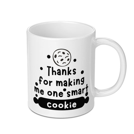 Smart Cookie Mug, Teacher Gift, Appreciation Gift, Funny Quote Mug, Thank You Mug, Baking Mug, Gift for Baker - Tawshia