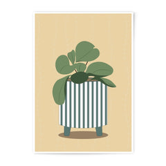 Houseplant Photographic Print, Plant Illustration Wall Art, Minimalist Home Decor, Modern Plant Art Print, Indoor Plant Artwork - Tawshia