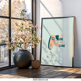 Just One More Game Wall Art, Gamer Print, Video Game Poster, Minimalist Art, Gaming Room Decor, Gift for Gamers, Modern Home Decor - Tawshia