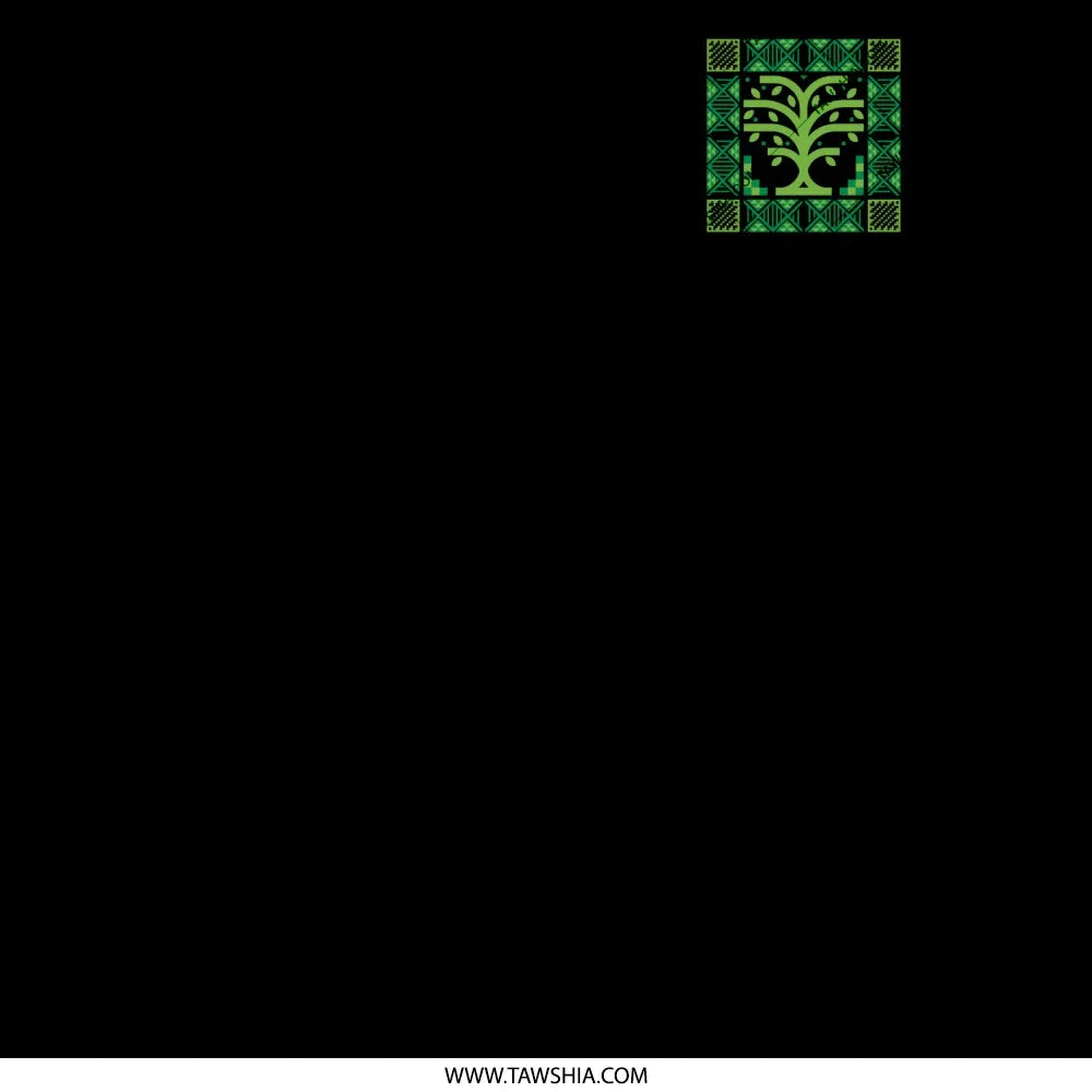 Unique Black Shirt With Green Tree Design product type