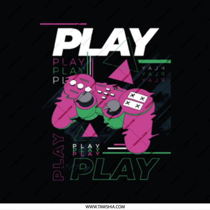 Play Arcade Style Graphic Tee Shirt product