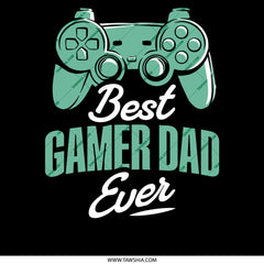 Best Gamer Dad Ever Graphic Art Design product
