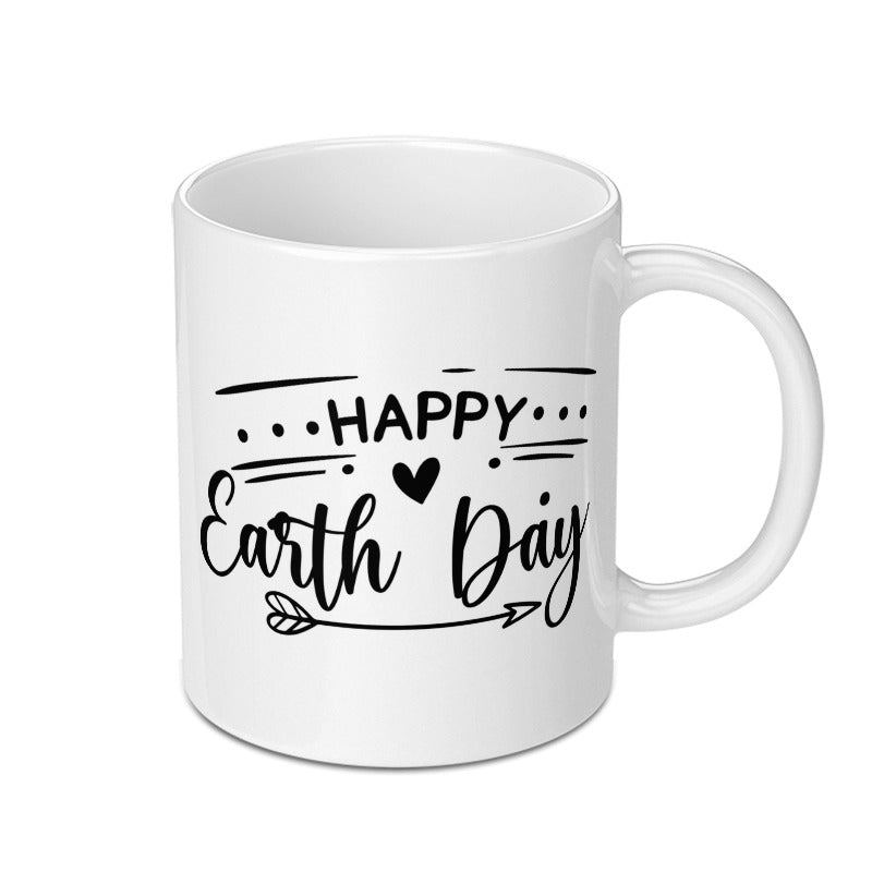 Happy Earth Day Mug, Cute Earth Day Gift, Environmentally Friendly Mug, Save the Planet Mug, Earth Lover Present, Eco Friendly Gift - Tawshia