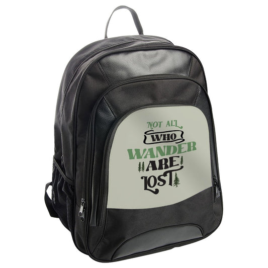Wanderlust BackPack, Adventure Bag, Hiking Gift, Travel BackPack, Camping Accessories, Exploration Gear, Motivational Quote Bag - Tawshia