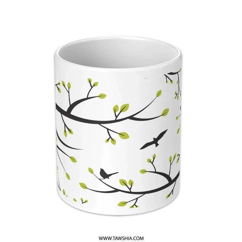 Elegant Bird and Branch Design Mug product