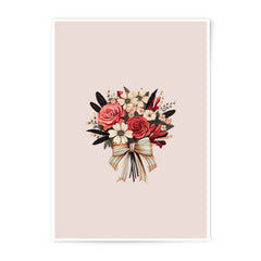 Floral Bouquet Photographic Prints, Rose and Daisy Art, Botanical Wall Decor, Elegant Home Decor, Flower Arrangement Prints - Tawshia