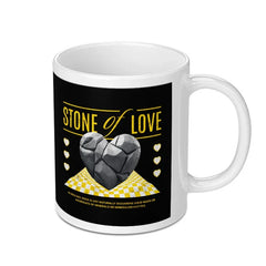 Stone of Love Heart Shaped Design Ceramic Mug product
