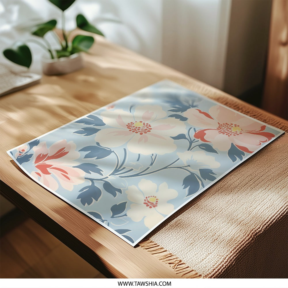 Floral Photographic Print, Botanical Wall Art, Flower Print, Pastel Home Decor, Feminine Art, Living Room Art, Floral Art, Blossom Art - Tawshia