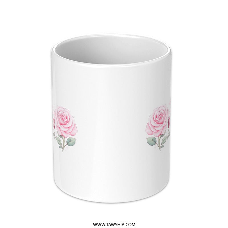 Roses are a Girl's Best Friend Mug, Floral Gift, Girly Mug, Flower Mug, Gift for Her, Coffee Mug, Tea Cup - Tawshia