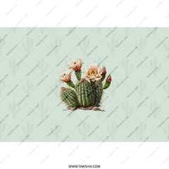 Cactus Flower Tumbler, Floral Tumbler, Succulent Tumbler, Desert Tumbler, Botanical Tumbler, Plant Lover Gift, Gift for Her, Travel Mug - Tawshia