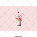 Pink Milkshake Tumbler, Cute Drinkware, Sweet Treat Design, Trendy Tumbler, Stylish Cup, Gift Idea, Unique Tumbler, Summer Vibes, Ice Cream - Tawshia