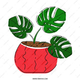 Monstera Mug, Plant Lover Gift, Trendy Home Decor, Houseplant Gift, Coffee Mug, Tea Mug, Unique Mug, Plant Mug, Tropical Mug - Tawshia
