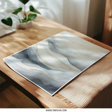 Abstract Landscape Photographic Print, Neutral Tones Wall Art, Modern Home Decor, Watercolor Inspired Art, Calming Waves Art - Tawshia