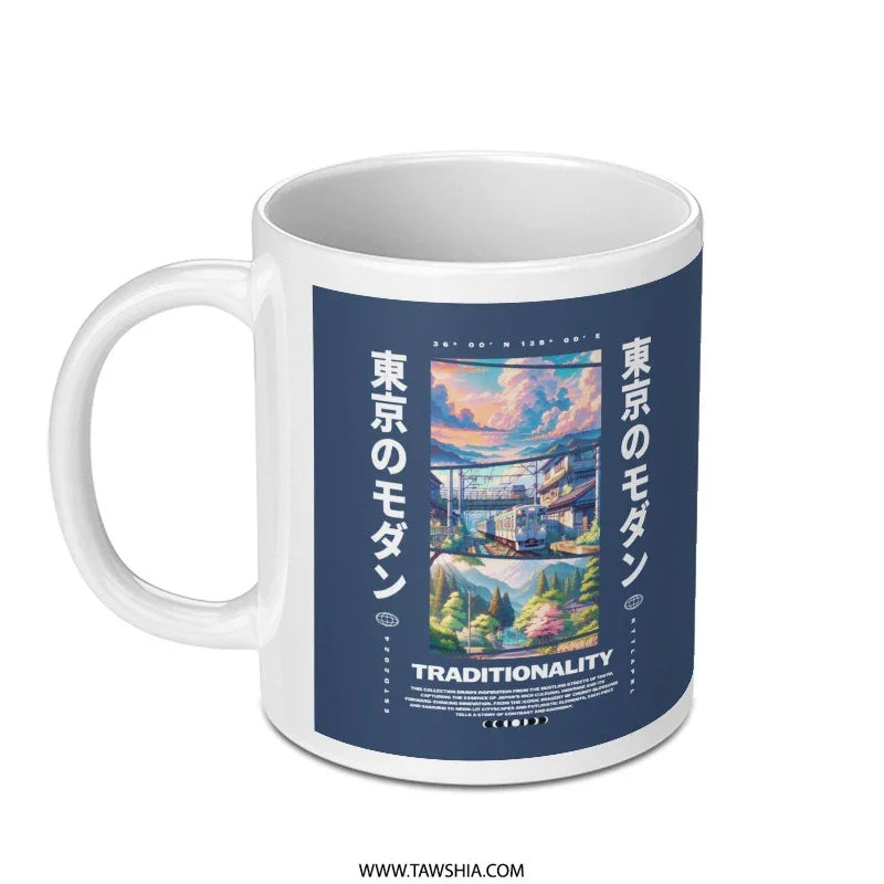 Traditionality Japanese Aesthetic Mug product