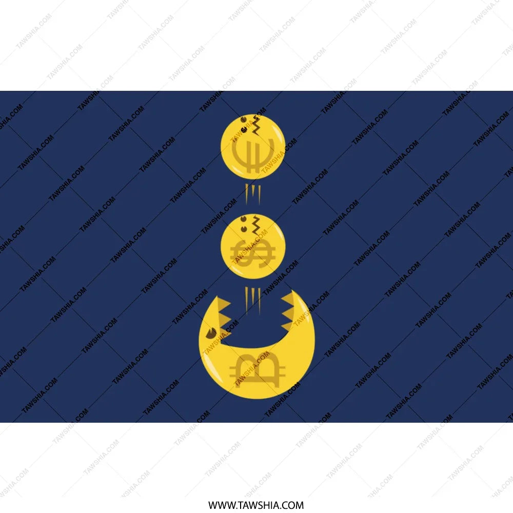 Unique Circular Geometric Design Navy Blue Product