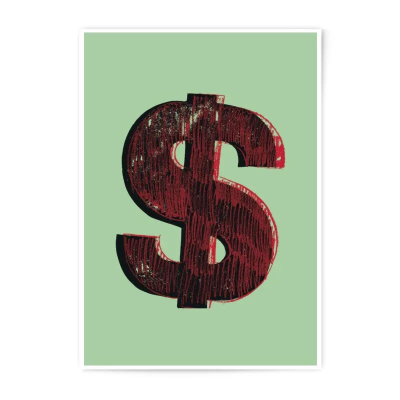 Dollar Sign Photographic Print, Money Wall Art, Finance Decor, Economy Symbol Print, Investment Gift, Office Art, Modern Wall Decor - Tawshia