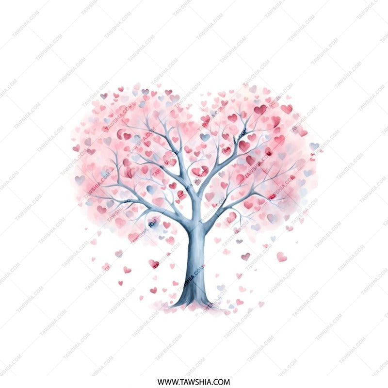 Heart Tree Pillow, Love Tree Pillow, Valentine Decor, Home Decor Pillow, Decorative Pillow, Throw Pillow, Cushion Pillow - Tawshia