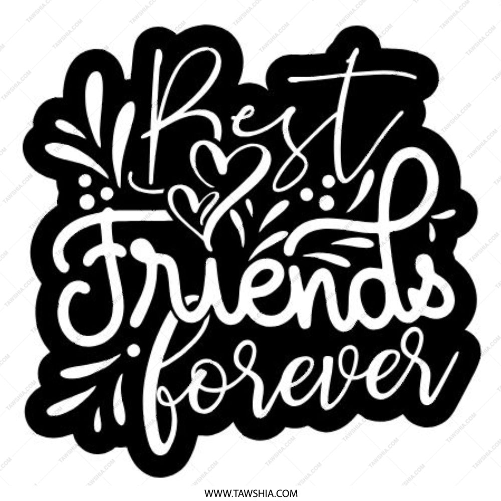 Best Friends Forever Pinback Button, Friendship Gift, Palentine's Day Pin, Bestie Button, Friend Badge, BFF Gift, Friend Present - Tawshia