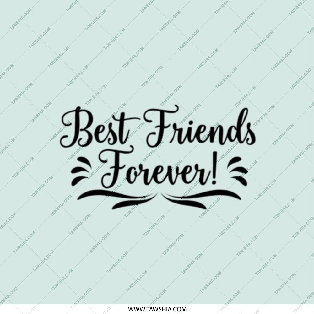 Best Friends Forever Pocket Mirror, Friendship Gift, Compact Mirror, Bestie Gift, Travel Mirror, Pocket Makeup Mirror, Gift for Her - Tawshia