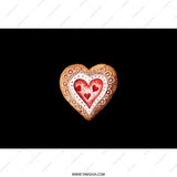 Heart Gingerbread Cookie Tumbler, Valentine's Day Tumbler, Love Tumbler, Gift for Her, Holiday Tumbler, Cute Tumbler - Tawshia