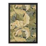 Autumn Leaves Wall Art, Botanical Print, Leaf Pattern Decor, Nature Inspired Art, Framed Wall Art, Foliage Wall Decor, Autumnal Home Decor - Tawshia
