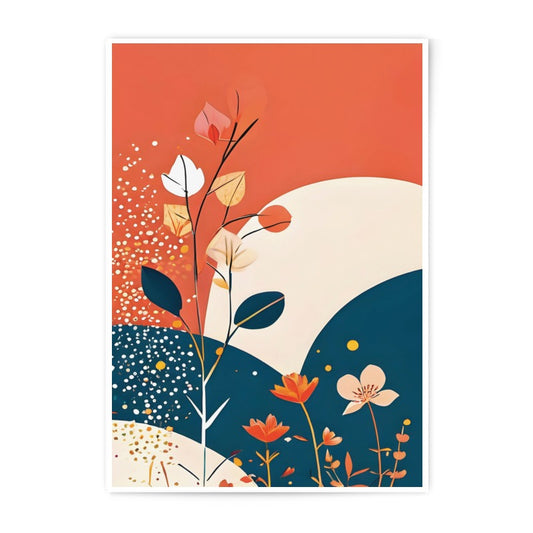 Abstract Floral Photographic Print, Modern Botanical Art, Decorative Wall Art, Home Decor, Nature Inspired Prints, Stylish Art Print - Tawshia