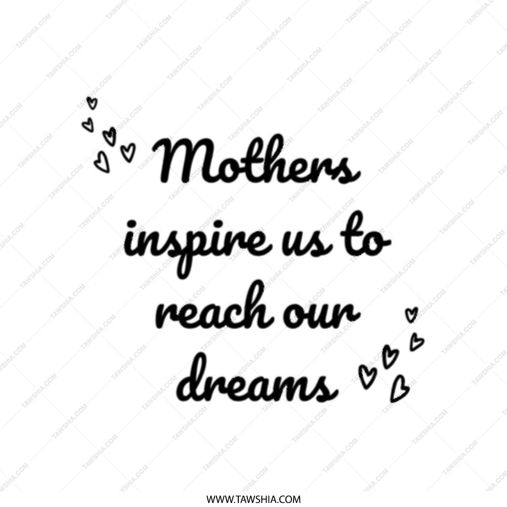 Mothers Day Tote Bag, Inspirational Tote, Heart Tote, Gift For Her, Mom Quote Tote Bag, Empowering Tote, Cute Tote, Dream Tote Bag - Tawshia