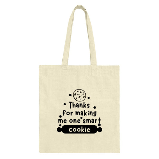 Smart Cookie Tote Bag, Teacher Gift, Appreciation Gift, Funny Tote, Book Bag, Everyday Bag, Shopping Bag, Gift for Teacher, Thank You - Tawshia