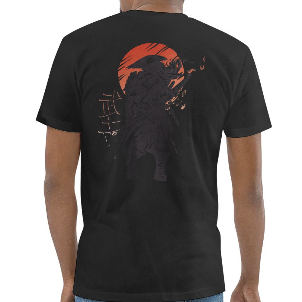 Samurai and Sun Japanese Artwork T-Shirt product