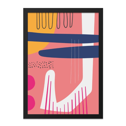 Modern Abstract Wall Art, Colorful Shapes Print, Contemporary Art Decor, Home Office Wall Decor, Geometric Art Print - Tawshia