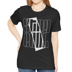 Stay Cool Graphic Design Black T-Shirt product type