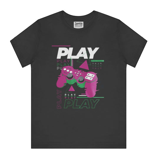 Play Graphic Cute Controller Printed T-shirt product type