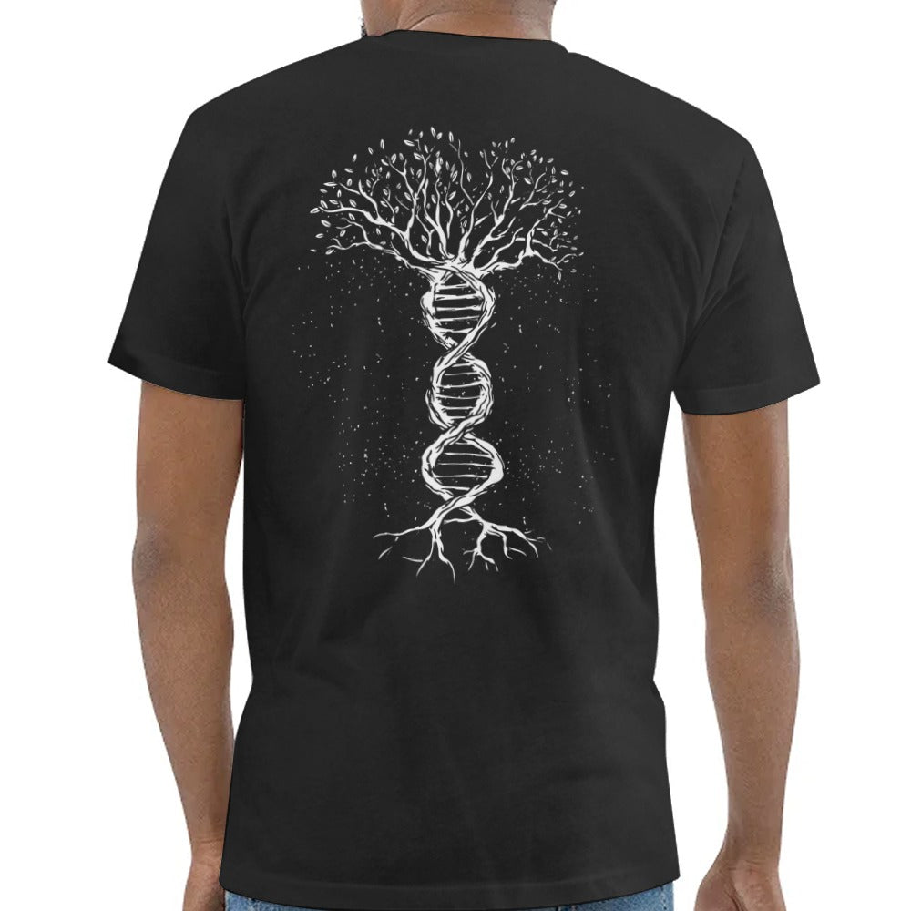 DNA Tree Graphic Black T-shirt product type