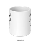 Arabic Calligraphy Mug, Father's Day Gift, I Feel Safe in My Father's Arms, Arabic Mug, Gift for Dad, Best Dad Ever Mug - Tawshia