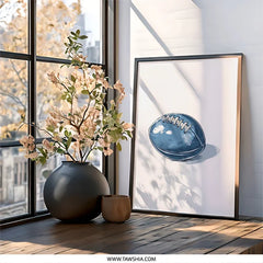 Football Wall Art, Sports Decor, Football Gift, Sketch Style Print, Game Room Art, Man Cave Decor, Sports Fan Gift, Unique Art - Tawshia