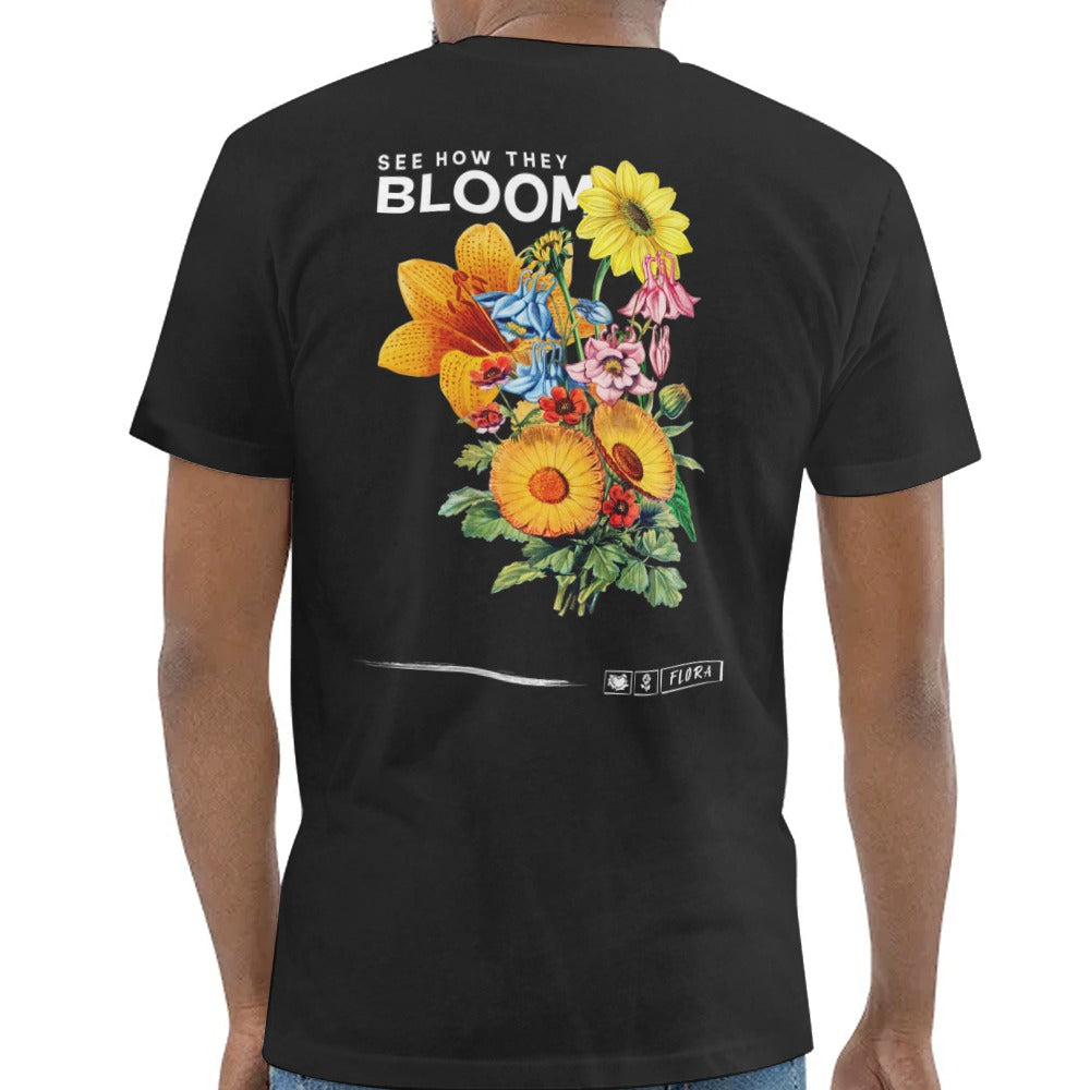 Unique Floral Bloom Graphic Tee Product