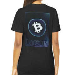 Bitcoin Logo Design Printed Backside T-shirt product