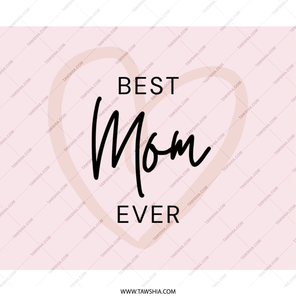 Best Mom Ever Mouse Pad, Mother's Day Gift, Cute Mom Mousepad, Gift for Mom, Mom Birthday Present, Desk Accessories, Mom Office Decor - Tawshia