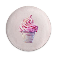 Ice Cream Pinback, Pink Dessert Pin, Cute Food Pin, Sweet Treat Button, Kawaii Badge, Yummy Accessory, Stylish Pinback, Unique Gift - Tawshia