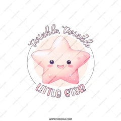 Twinkle Twinkle Little Star Pillow, Cute Starry Pillow, Nursery Decor Pillow, Baby Room Pillow, Kids Room Pillow, Star Pillow - Tawshia