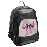Sparkly Bow Backpack, Cute Bows, Pink Bow Design, Girly BackPack, Gift for Her, Pretty BackPack, Fashion Backpack, Daily Use BackPack - Tawshia