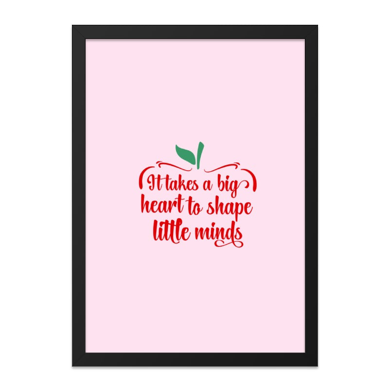 Teacher Appreciation Wall Art, Heart Quote Wall Art, Classroom Decor Print, Teacher Gift Idea, Printable Art, Teacher Saying Gift - Tawshia