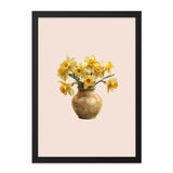 Daffodils Wall Art, Floral Art Print, Flower Bouquet Decor, Spring Decor, Yellow Flowers Still Life, Home Decor, Botanical Art - Tawshia