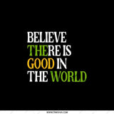 Believe Pocket Mirror, Good in the World, Positive Quotes, Gift Ideas, Inspiring, Compact Mirror, Motivational, Affirmation - Tawshia