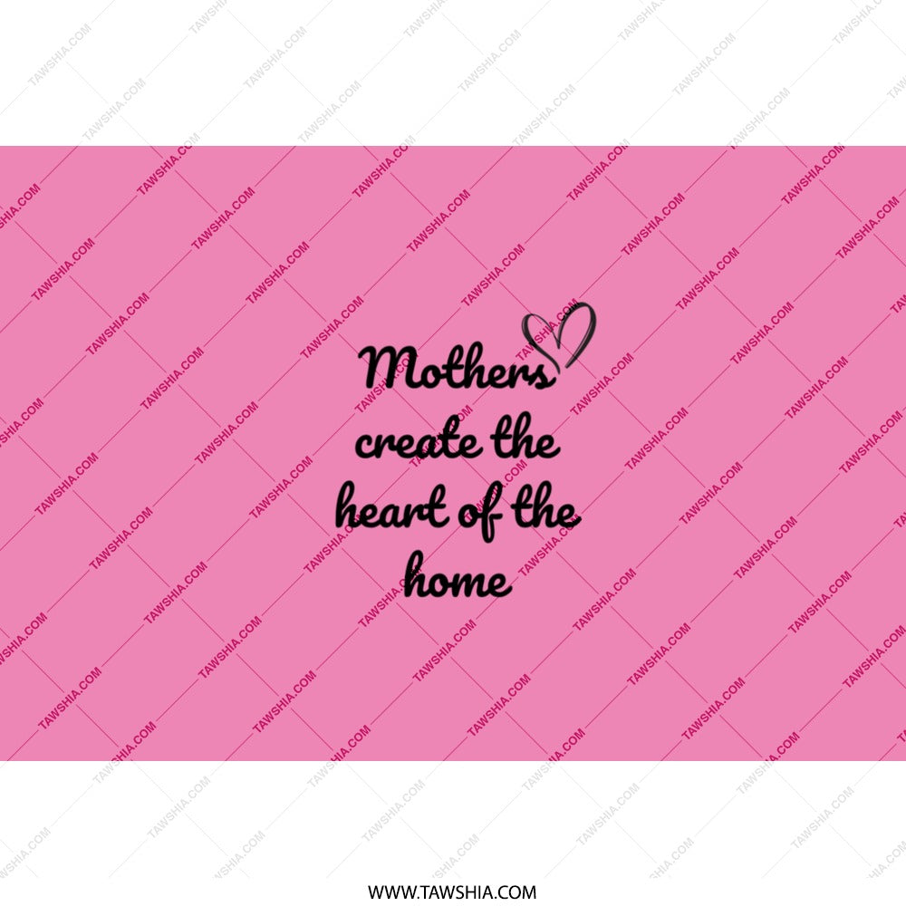 Mothers Heart of Home Tumbler, Mothers Day Gift, Mom Tumbler, Gift for Mom, Best Mom Ever, Mom Birthday Gift, Pink Tumbler, Home Tumbler - Tawshia