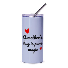 Mother's Hug Tumbler, Magic Mom Gift, Cute Drinkware, Sentimental Present, Heart Design, Unique Coffee Tumblers, Mother's Day Gift Idea - Tawshia