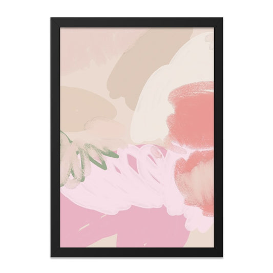 Abstract Blush Wall Art, Modern Pastel Print, Trendy Home Decor, Contemporary Painting, Stylish Wall Decor, Digital Art Prints - Tawshia