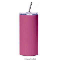 Mini Heart Big Love Tumbler, Korean Finger Heart, Love Tumbler, Tumbler with Straw, K Pop Tumbler, Gift for Her, Pink Tumbler - Tawshia